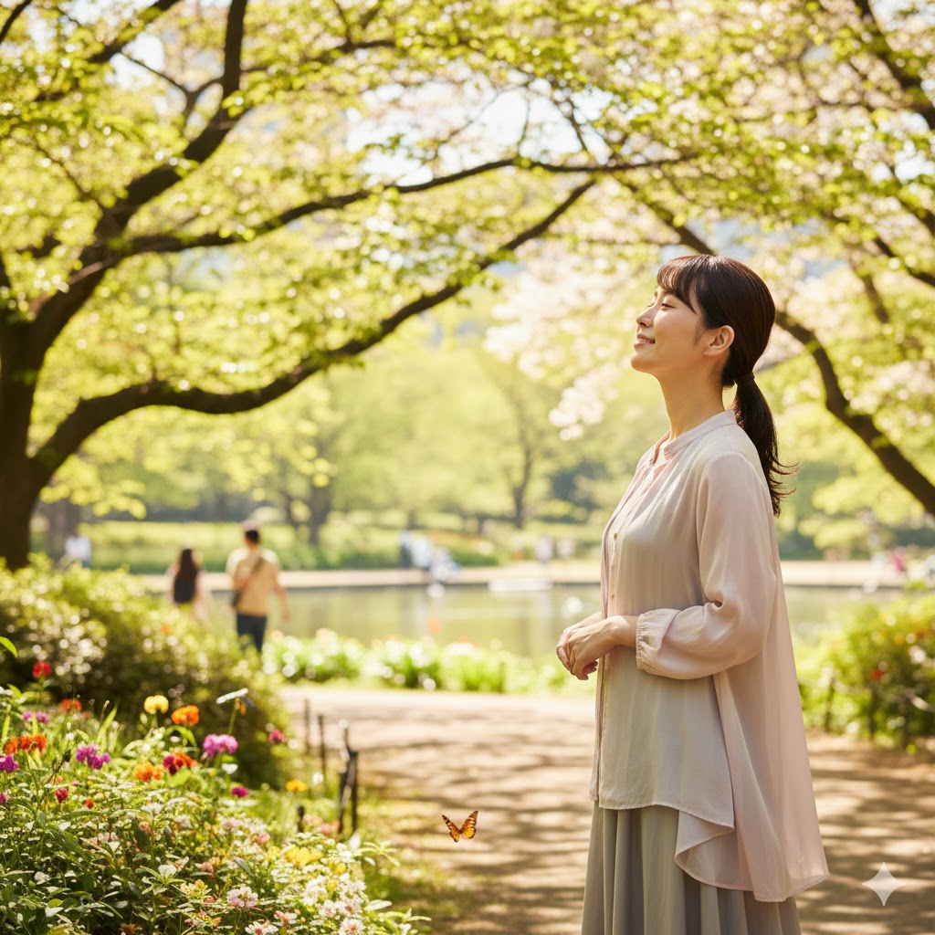 散歩、回復のイメージ