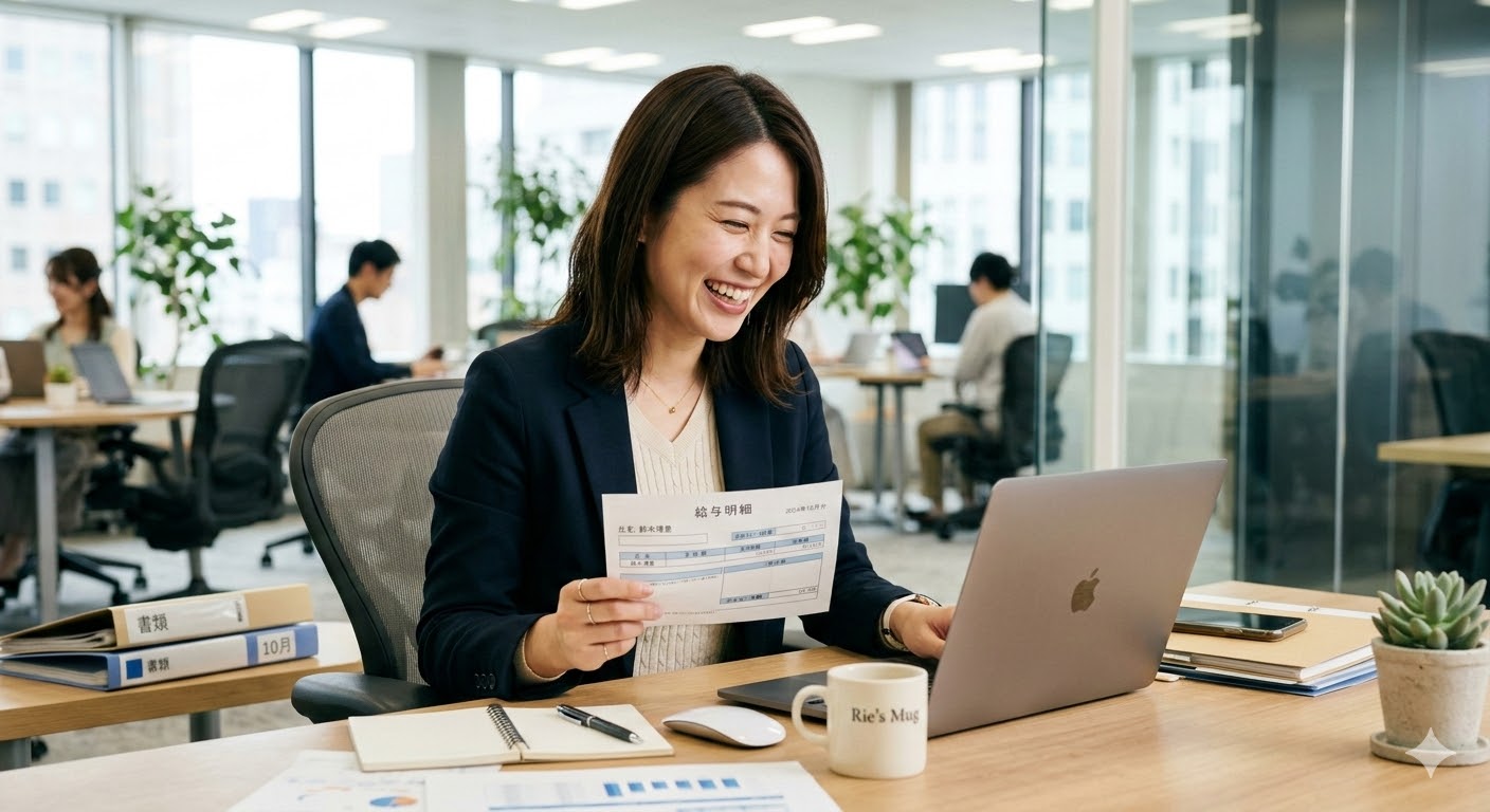 広島の中小企業と大企業の給料比較イメージ